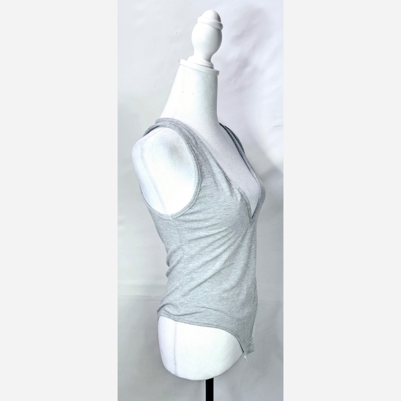 Size 6 PRETTYLITTLETHING Grey Bodysuit - Picture 4 of 5